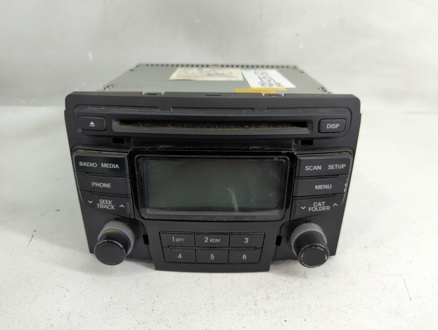 2012-2014 Hyundai Sonata Radio AM FM Cd Player Receiver Replacement P/N:96180-3Q700 Fits Fits 2012 2013 2014 OEM Used Auto P