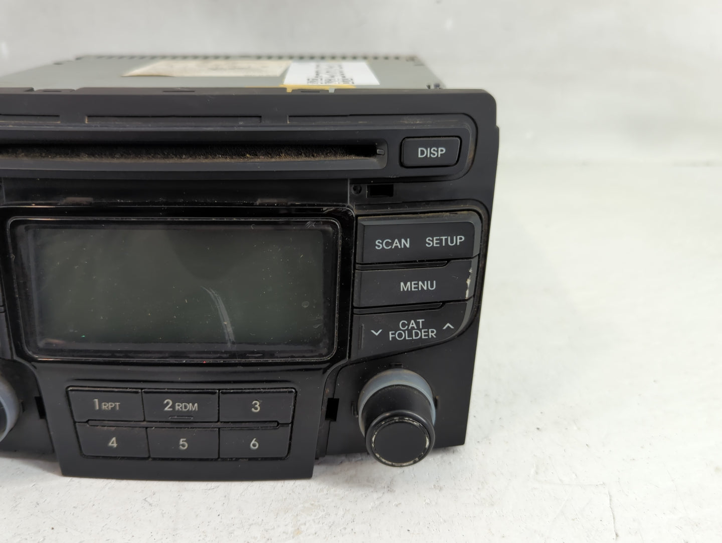 2012-2014 Hyundai Sonata Radio AM FM Cd Player Receiver Replacement P/N:96180-3Q700 Fits Fits 2012 2013 2014 OEM Used Auto P
