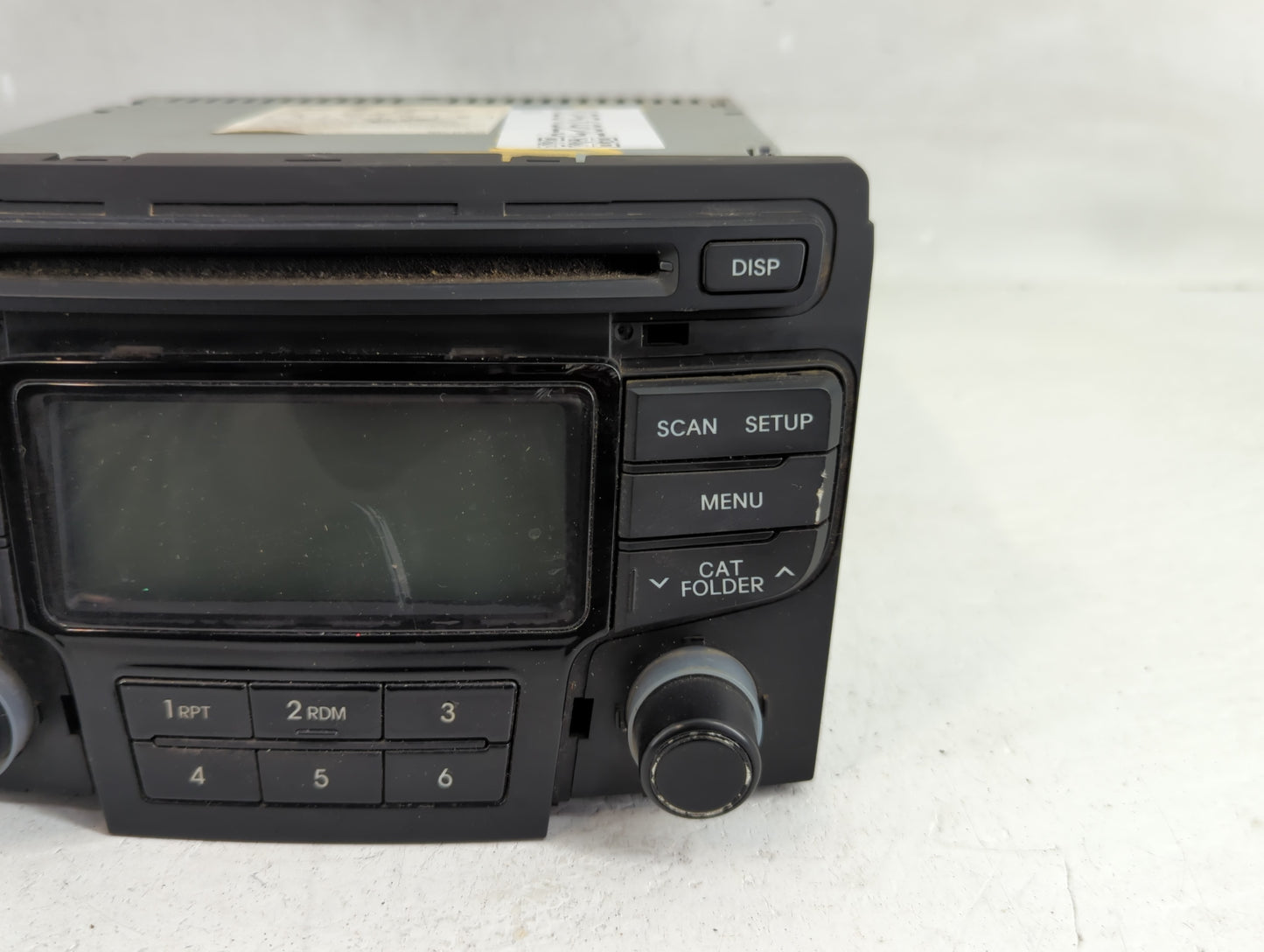 2012-2014 Hyundai Sonata Radio AM FM Cd Player Receiver Replacement P/N:96180-3Q700 Fits Fits 2012 2013 2014 OEM Used Auto P
