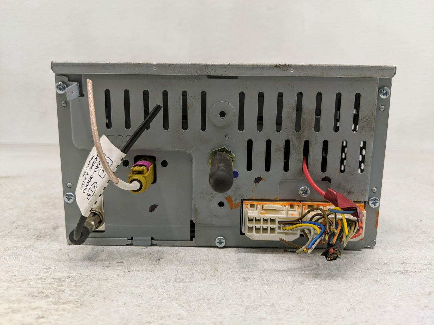 2013-2014 Hyundai Sonata Radio AM FM Cd Player Receiver Replacement P/N:96190-3Q700 Fits Fits 2013 2014 OEM Used Auto Parts 