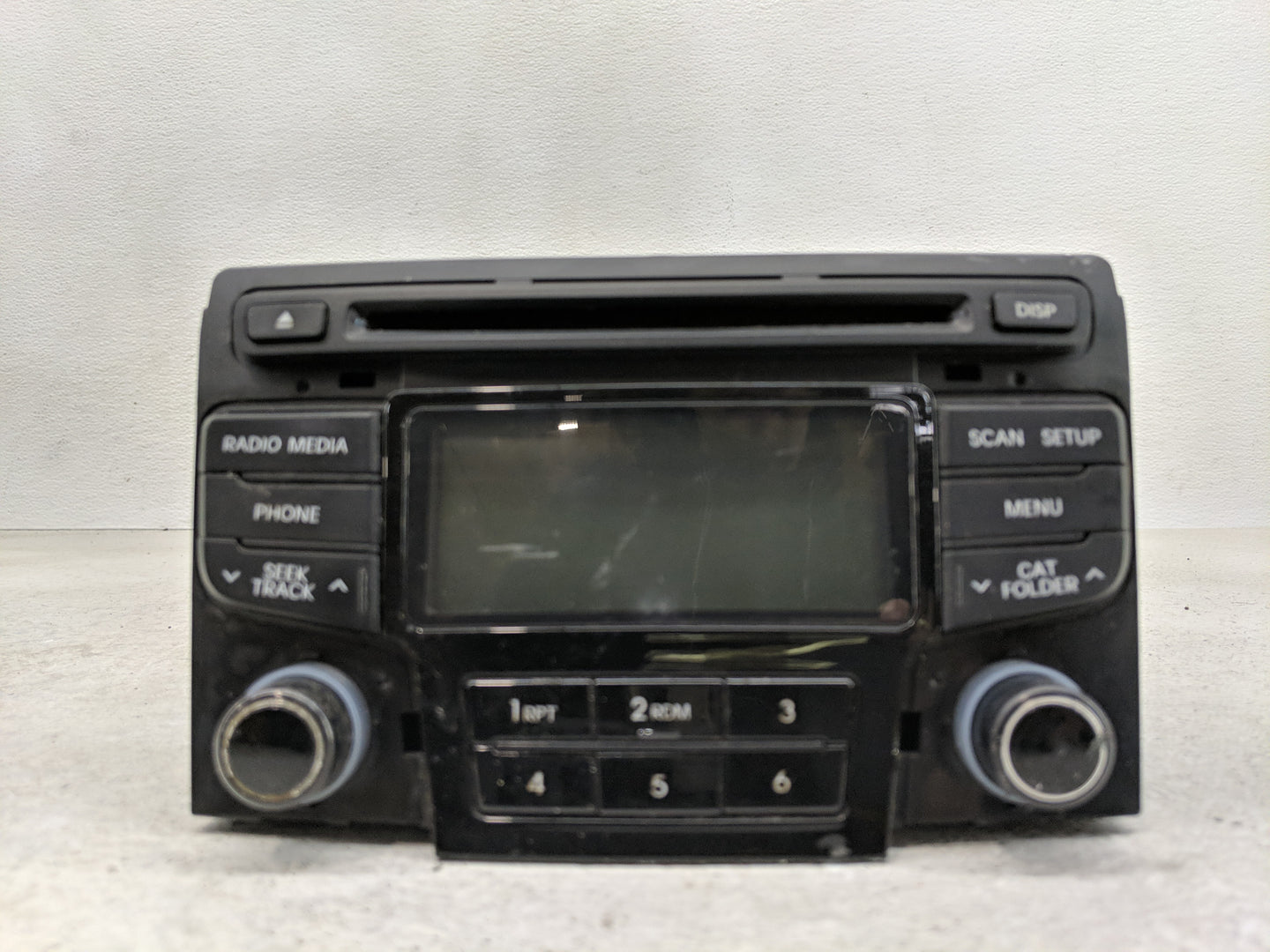 2013-2014 Hyundai Sonata Radio AM FM Cd Player Receiver Replacement P/N:96180-3Q700 Fits Fits 2013 2014 OEM Used Auto Parts 