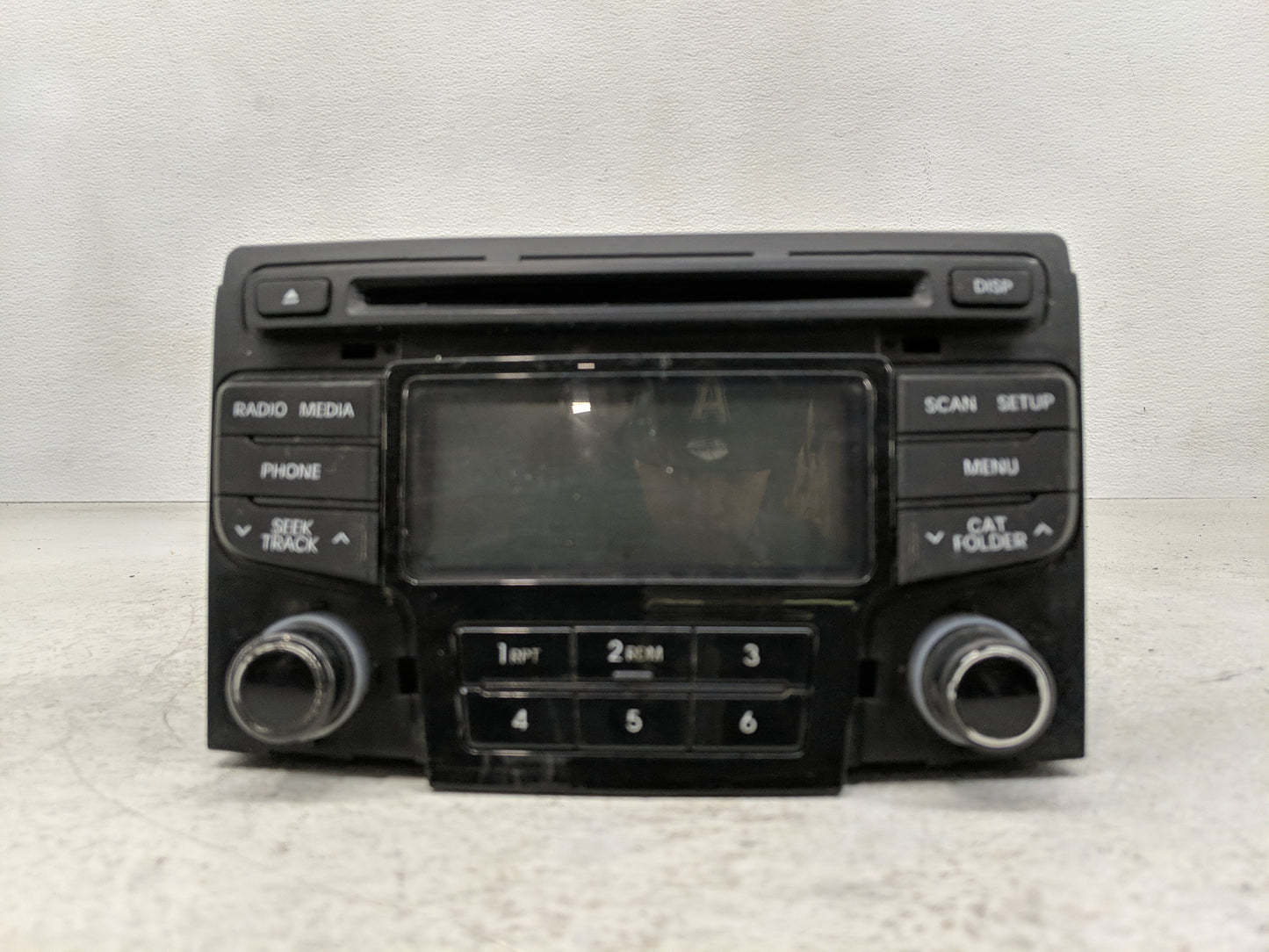 2013-2014 Hyundai Sonata Radio AM FM Cd Player Receiver Replacement P/N:96180-3Q700 Fits Fits 2013 2014 OEM Used Auto Parts 