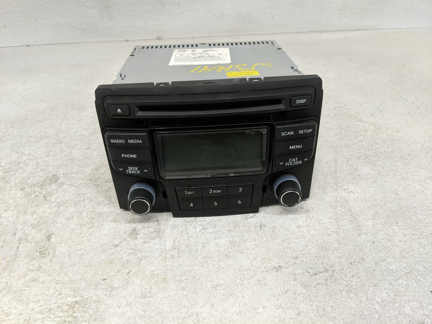 2012-2014 Hyundai Sonata Radio AM FM Cd Player Receiver Replacement P/N:961803Q700 Fits Fits 2012 2013 2014 OEM Used Auto Pa
