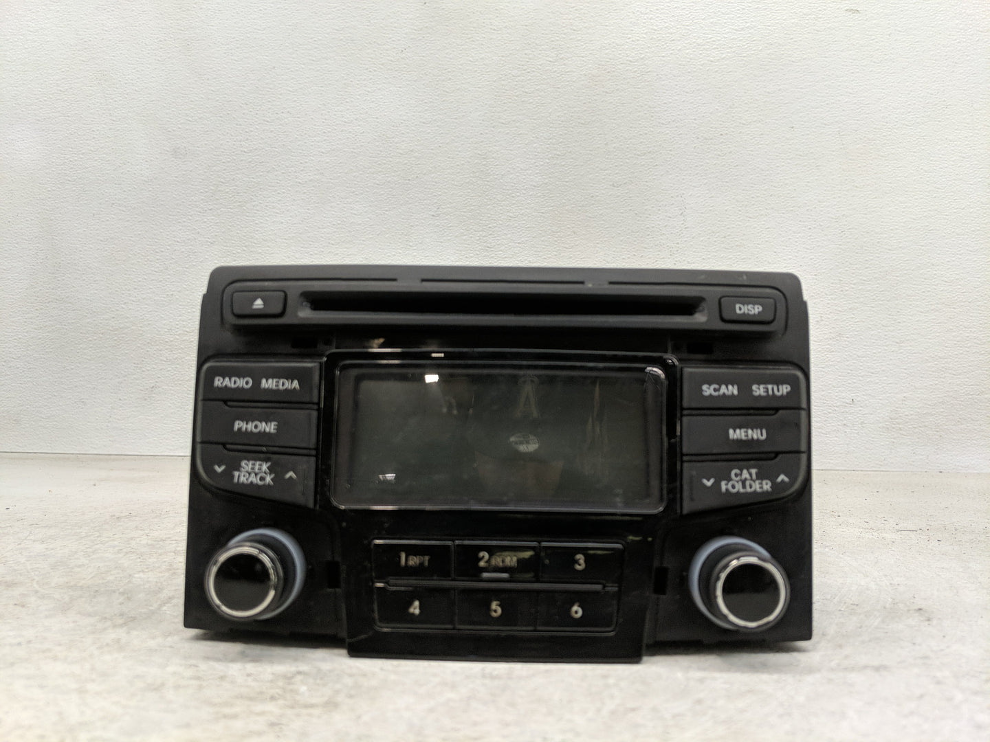 2013-2014 Hyundai Sonata Radio AM FM Cd Player Receiver Replacement P/N:96180-3Q700 Fits Fits 2013 2014 OEM Used Auto Parts 