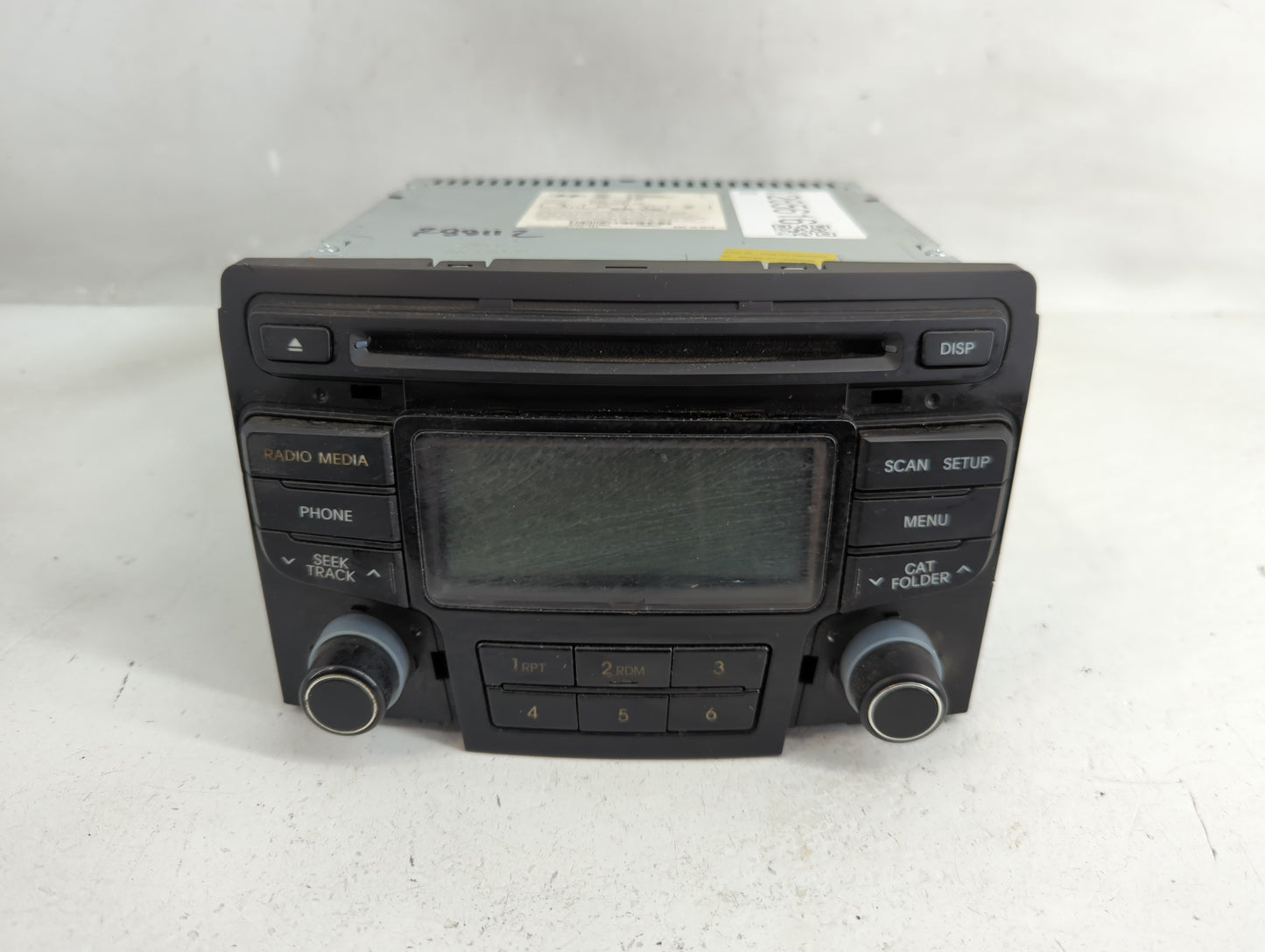 2012-2014 Hyundai Sonata Radio AM FM Cd Player Receiver Replacement P/N:961803Q700 Fits Fits 2012 2013 2014 OEM Used Auto Pa
