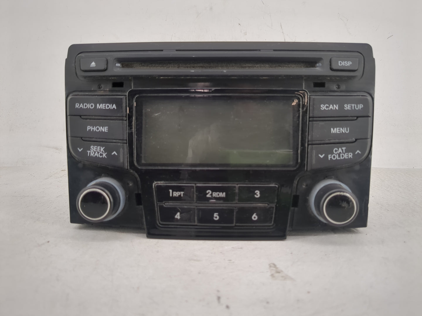 2012-2014 Hyundai Sonata Radio AM FM Cd Player Receiver Replacement P/N:96180-3Q700 Fits Fits 2012 2013 2014 OEM Used Auto P