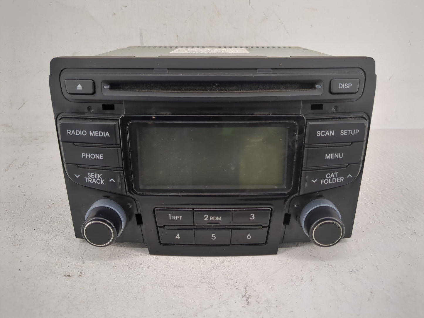 2012-2014 Hyundai Sonata Radio AM FM Cd Player Receiver Replacement P/N:96180-3Q700 Fits Fits 2012 2013 2014 OEM Used Auto P
