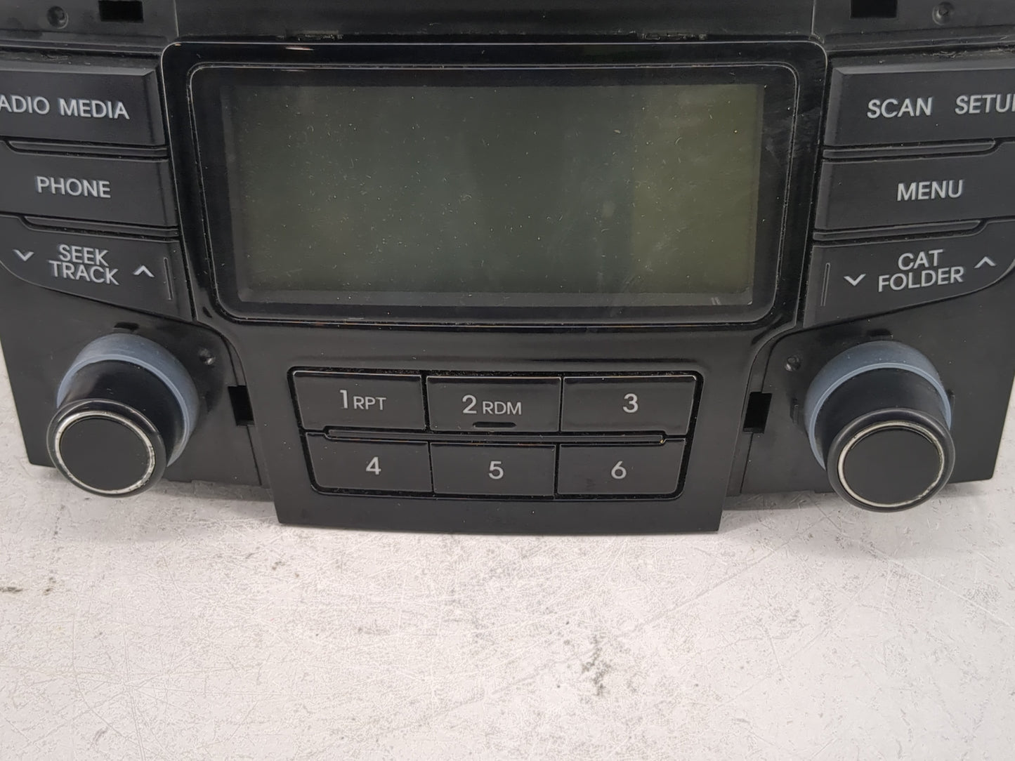 2012-2014 Hyundai Sonata Radio AM FM Cd Player Receiver Replacement P/N:96180-3Q700 Fits Fits 2012 2013 2014 OEM Used Auto P