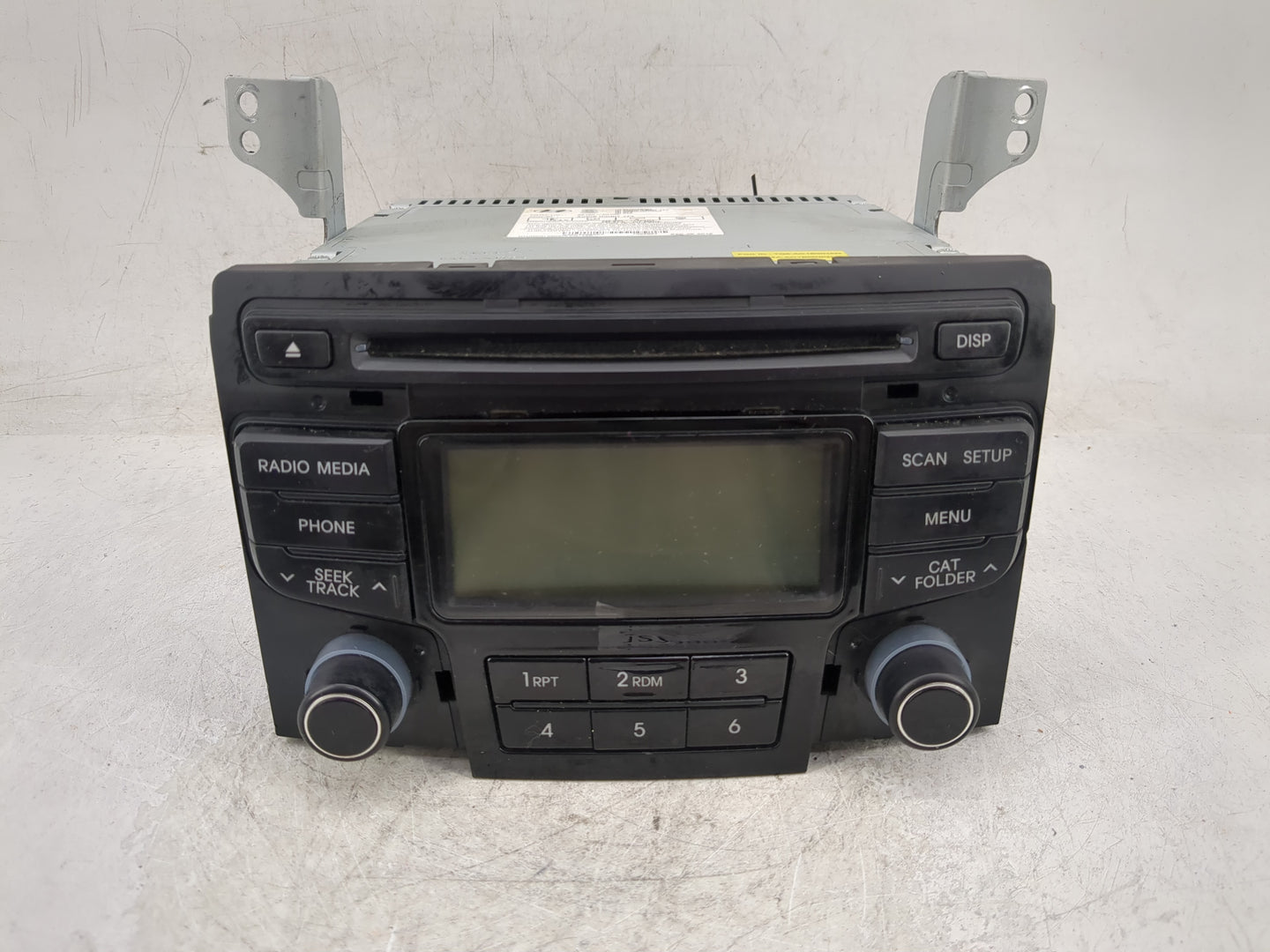 2012-2014 Hyundai Sonata Radio AM FM Cd Player Receiver Replacement P/N:96180-3Q700 Fits Fits 2012 2013 2014 OEM Used Auto P