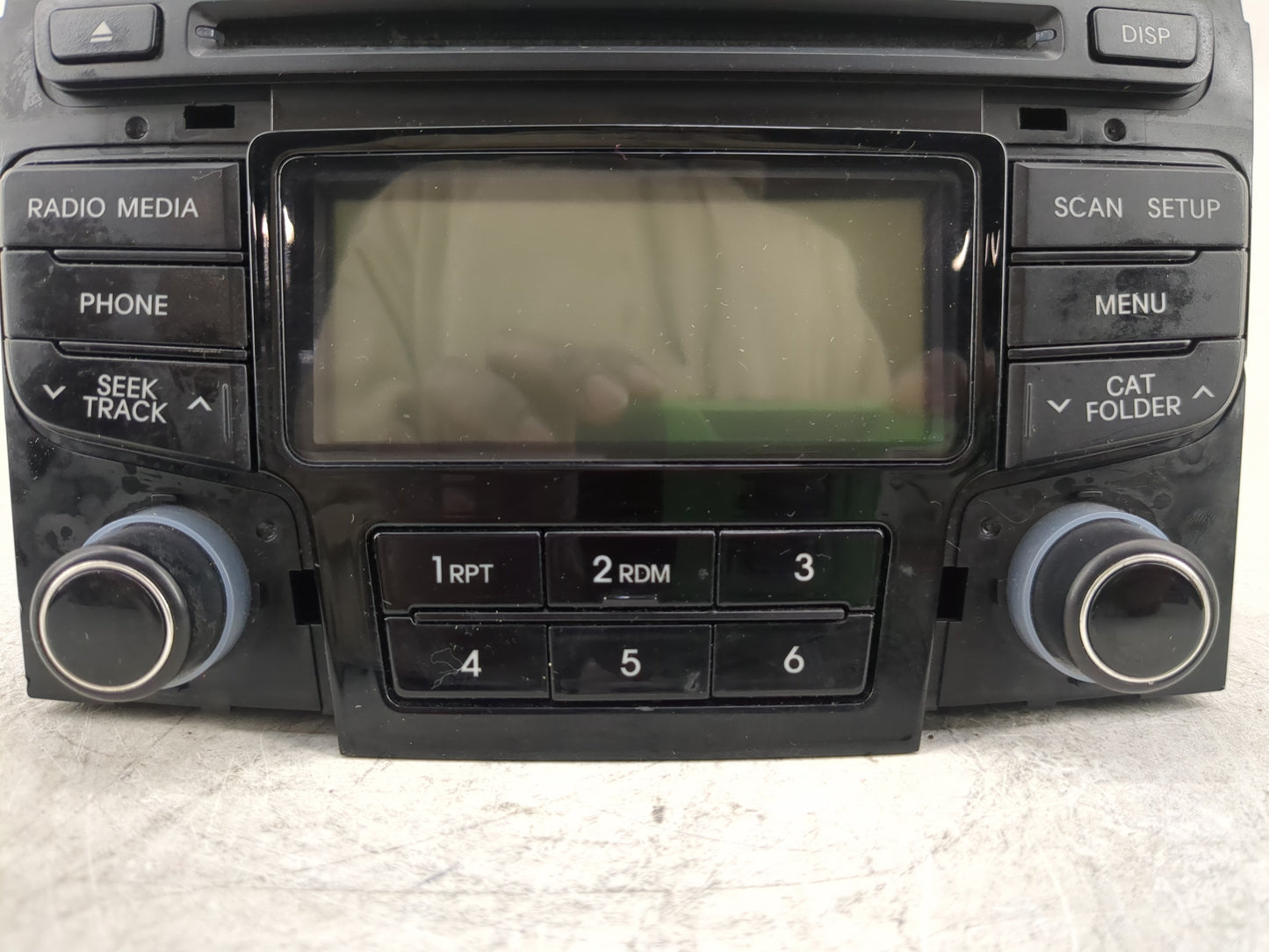 2012-2014 Hyundai Sonata Radio AM FM Cd Player Receiver Replacement P/N:96180-3Q700 Fits Fits 2012 2013 2014 OEM Used Auto P