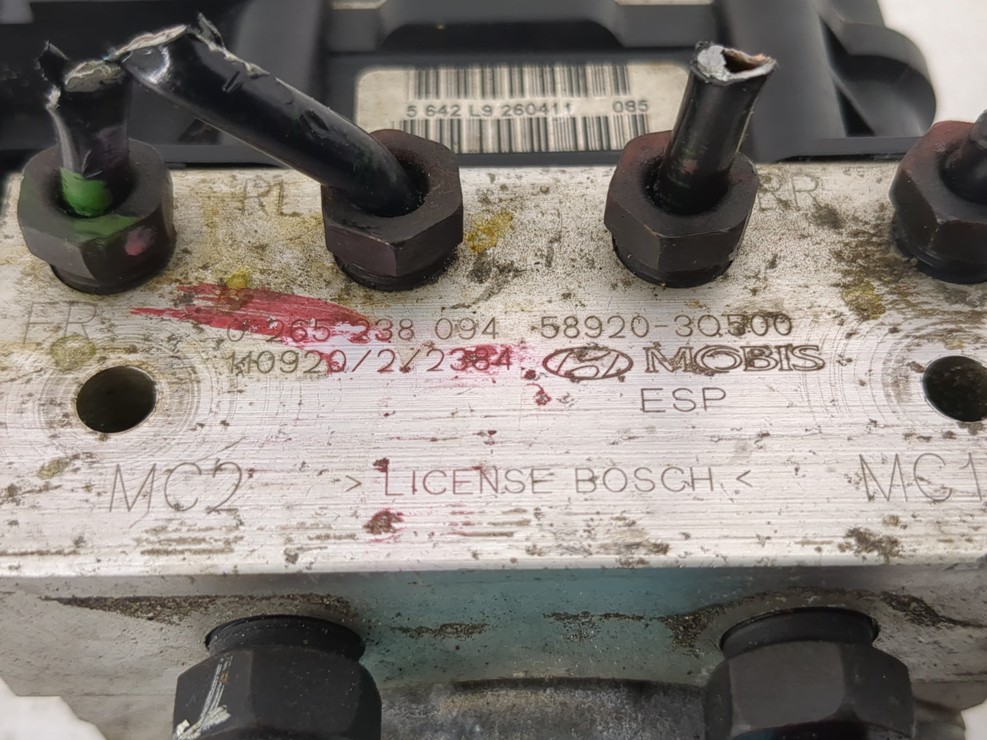 2011-2013 Hyundai Sonata ABS Pump Control Module Replacement P/N:58920-3Q500 0 265 238 094 Fits Fits 2011 2012 2013 OEM Used