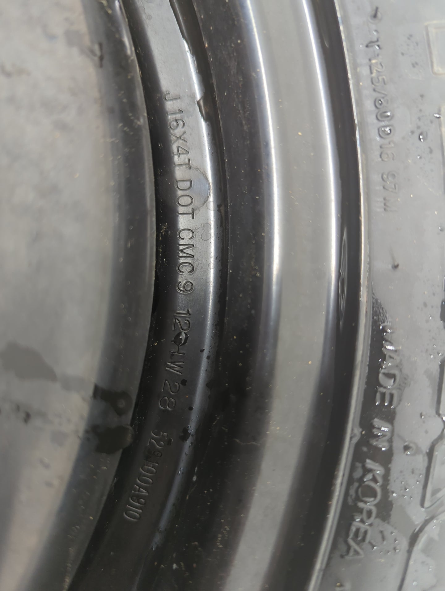 2006-2017 Hyundai Sonata Spare Donut Tire Wheel Rim Oem 1290637 - Oemusedautoparts1.com