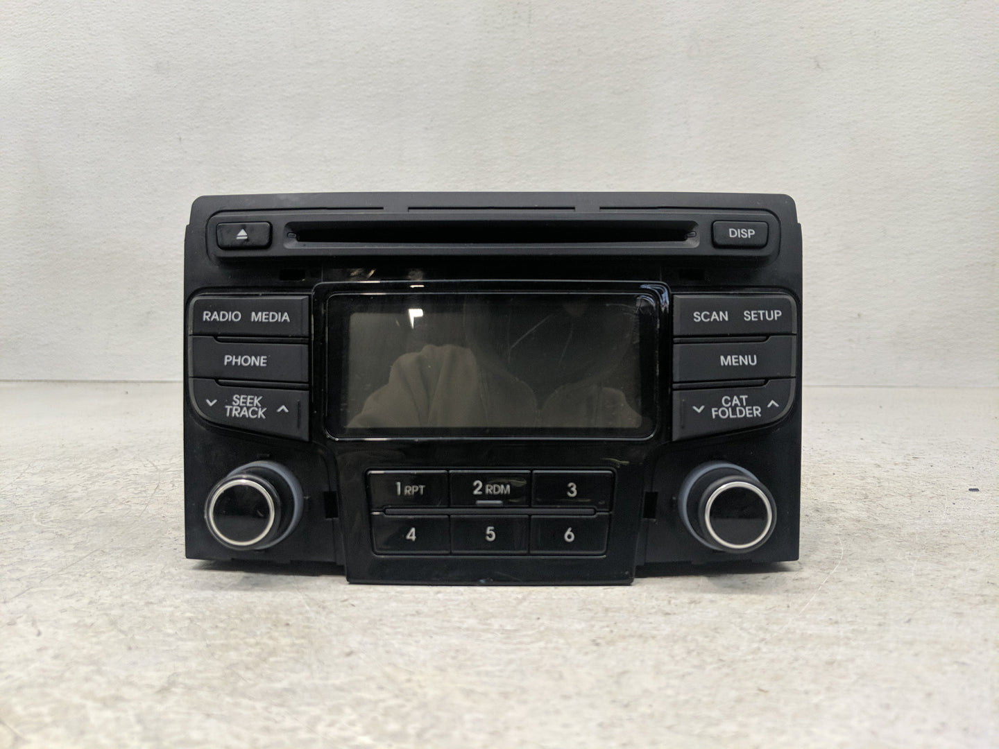 2013-2014 Hyundai Sonata Radio AM FM Cd Player Receiver Replacement P/N:96180-3Q700 Fits Fits 2013 2014 OEM Used Auto Parts 