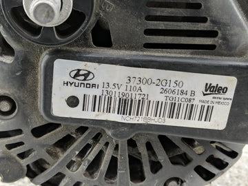 2011-2013 Hyundai Sonata Alternator Replacement Generator Charging Assembly Engine OEM P/N:2606184 B 130119011721 Fits OEM Used Auto Parts