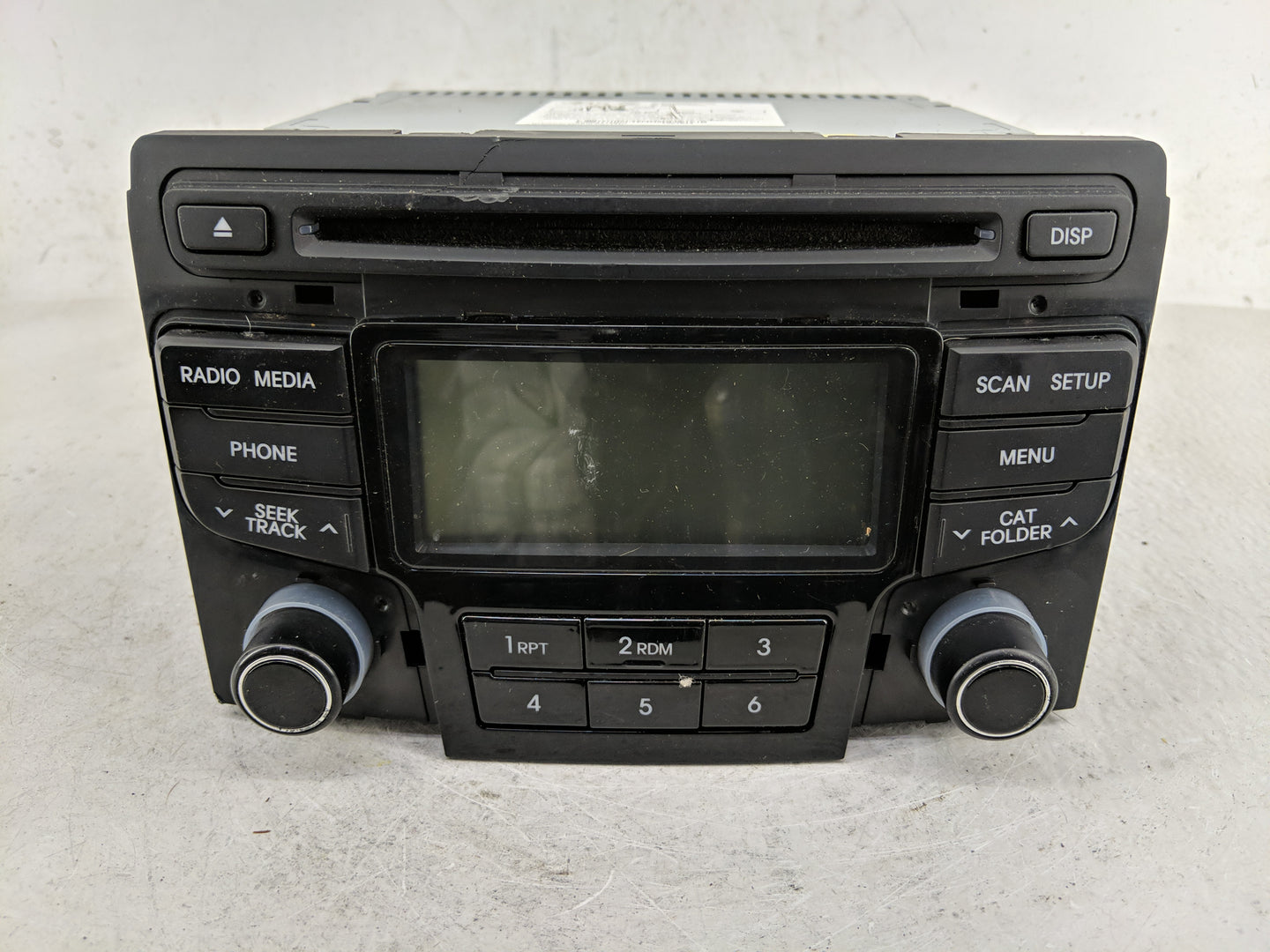2012-2014 Hyundai Sonata Radio AM FM Cd Player Receiver Replacement P/N:96180-3Q600 96180-3Q700 Fits Fits 2012 2013 2014 OEM