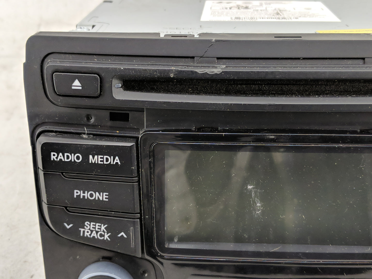 2012-2014 Hyundai Sonata Radio AM FM Cd Player Receiver Replacement P/N:96180-3Q600 96180-3Q700 Fits Fits 2012 2013 2014 OEM