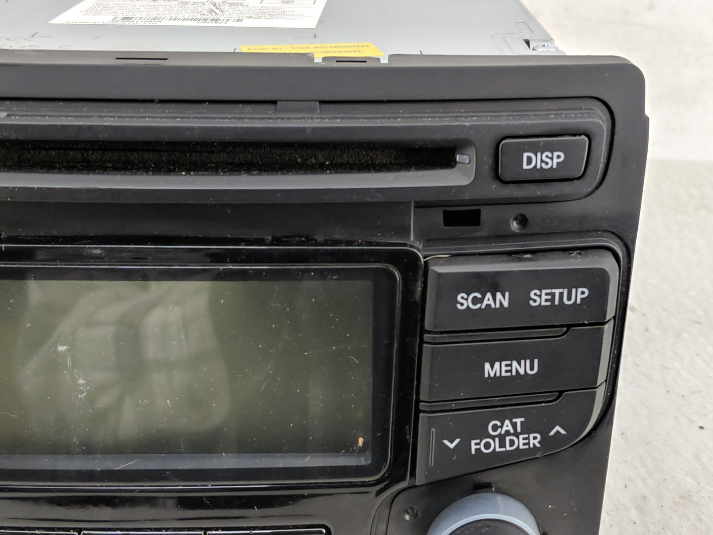 2012-2014 Hyundai Sonata Radio AM FM Cd Player Receiver Replacement P/N:96180-3Q600 96180-3Q700 Fits Fits 2012 2013 2014 OEM