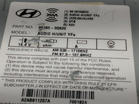 2012-2014 Hyundai Sonata Radio AM FM Cd Player Receiver Replacement P/N:96180-3Q600 96180-3Q700 Fits Fits 2012 2013 2014 OEM
