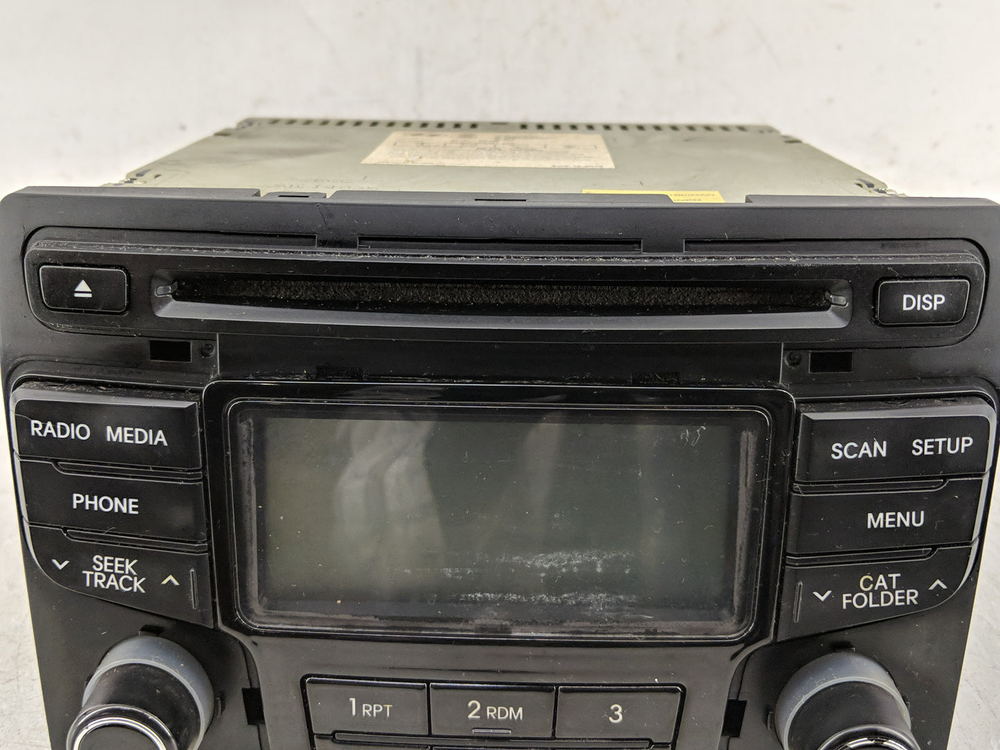2013-2014 Hyundai Sonata Radio AM FM Cd Player Receiver Replacement P/N:96180-3Q700 Fits Fits 2013 2014 OEM Used Auto Parts 