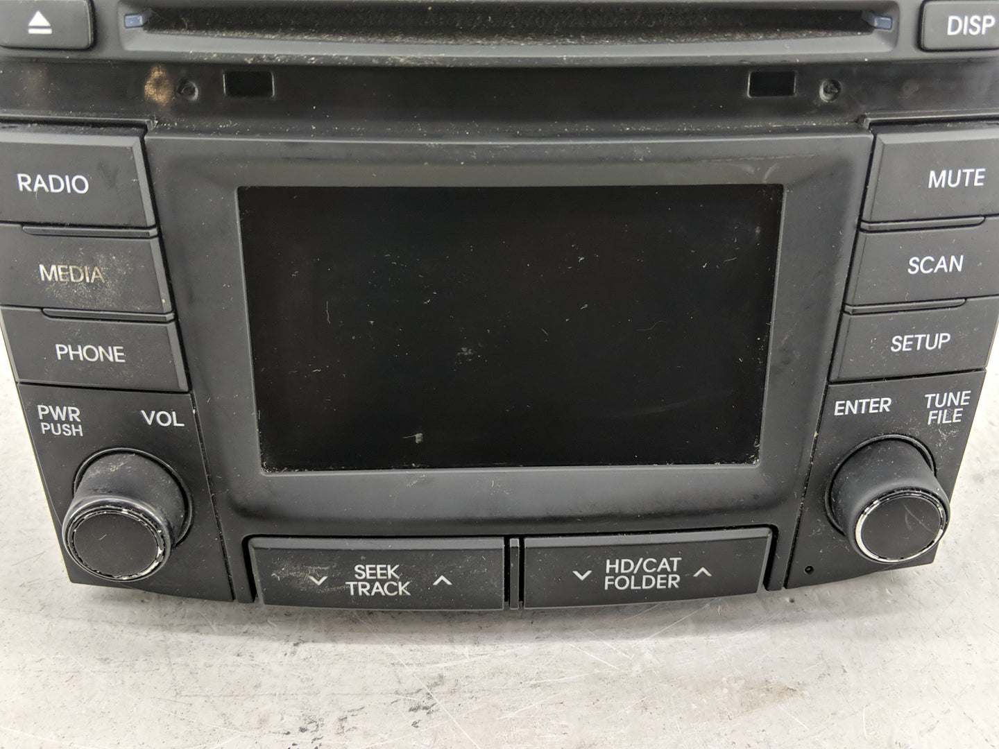 2013-2014 Hyundai Sonata Radio AM FM Cd Player Receiver Replacement P/N:96180-3Q8004X Fits Fits 2013 2014 OEM Used Auto Part