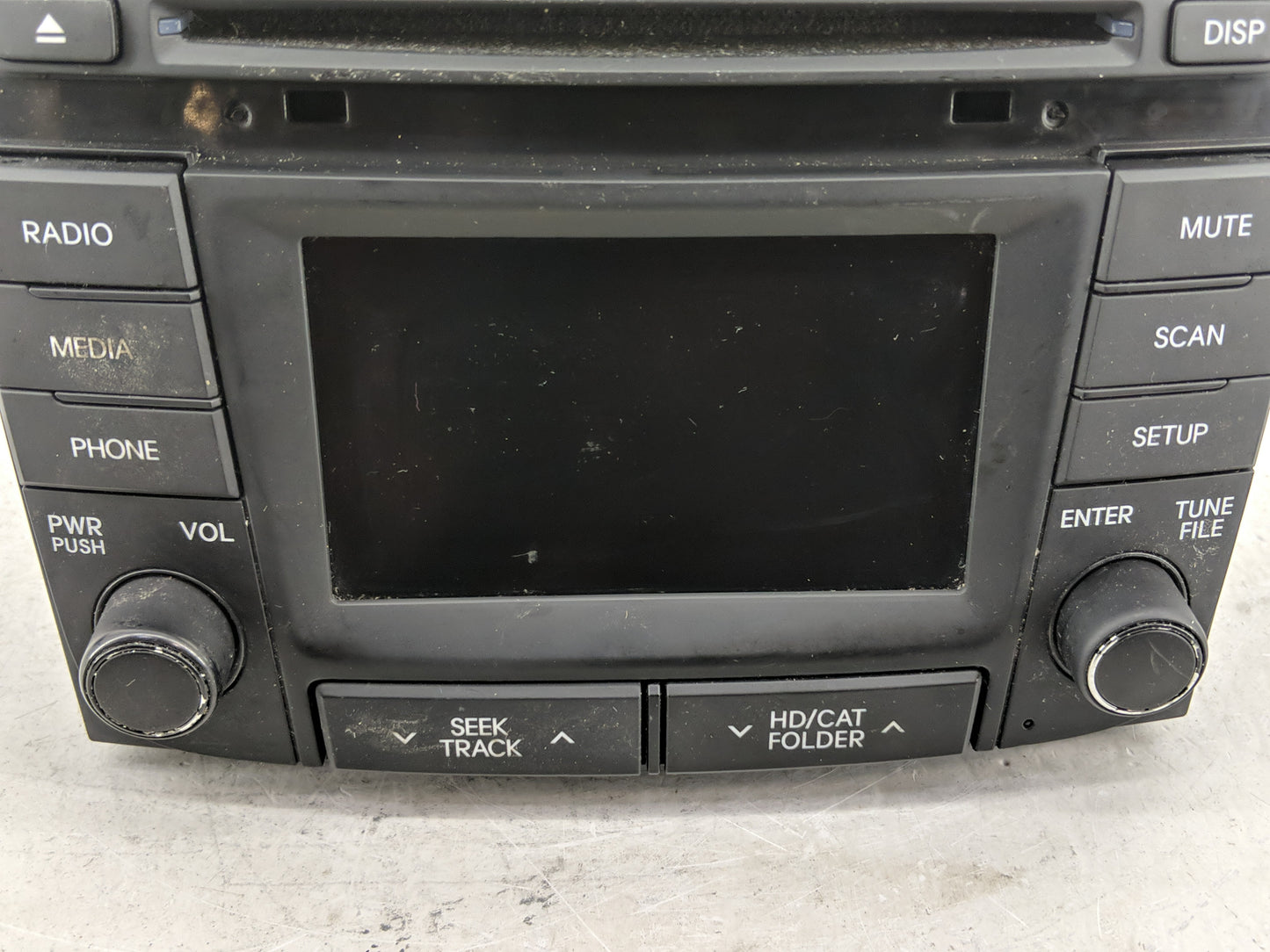 2013-2014 Hyundai Sonata Radio AM FM Cd Player Receiver Replacement P/N:96180-3Q8004X Fits Fits 2013 2014 OEM Used Auto Part