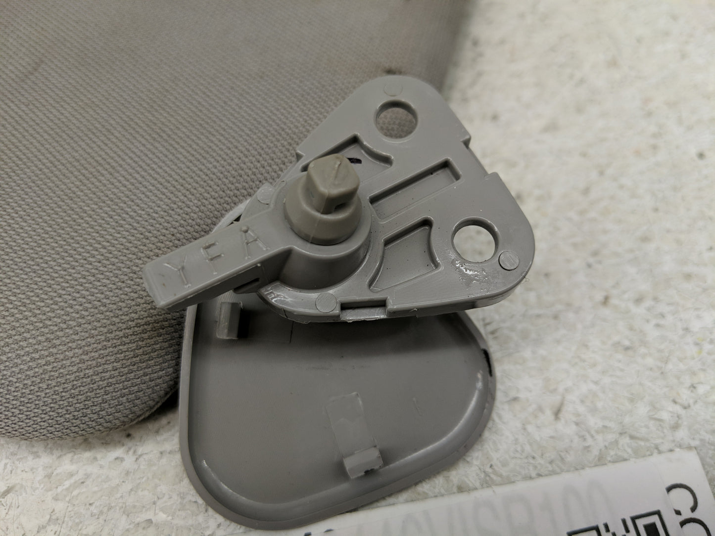 2011-2014 Hyundai Sonata Sun Visor Shade Replacement Passenger Right Mirror Fits Fits 2011 2012 2013 2014 OEM Used Auto Part