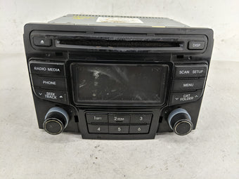 compare product 2013-2014 Hyundai Sonata Radio AM FM Cd Player Receiver Replacement P/N:96180-3Q700 96190-3Q700 Fits Fits 2013 2014 OEM Used Auto Parts