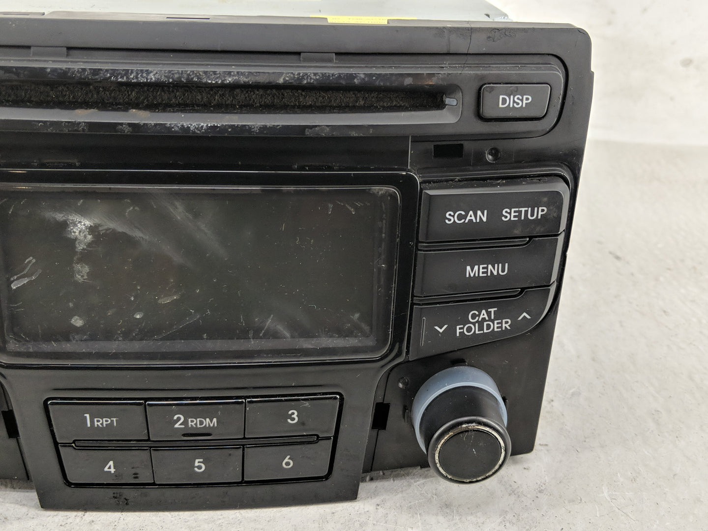 2013-2014 Hyundai Sonata Radio AM FM Cd Player Receiver Replacement P/N:96180-3Q700 96190-3Q700 Fits Fits 2013 2014 OEM Used