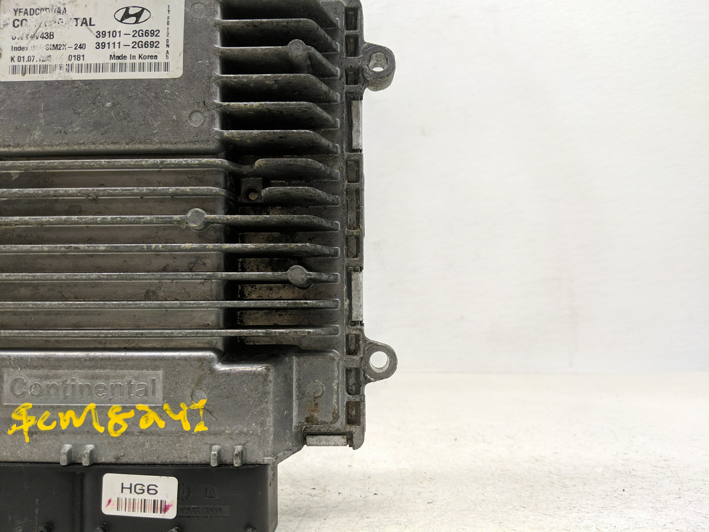 2011-2014 Hyundai Sonata PCM Engine Control Computer ECU ECM PCU OEM P/N:39111-2G692 39101-2G692 Fits Fits 2011 2012 2013 20