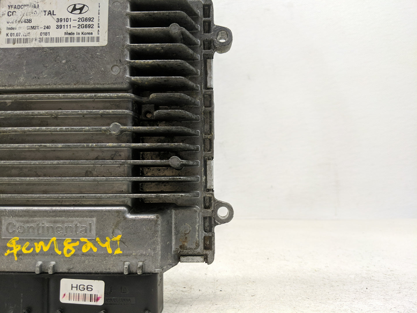 2011-2014 Hyundai Sonata PCM Engine Control Computer ECU ECM PCU OEM P/N:39111-2G692 39101-2G692 Fits Fits 2011 2012 2013 20