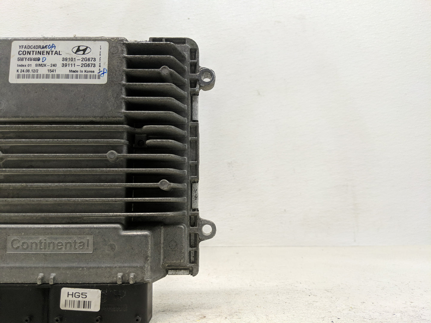 2011-2014 Hyundai Sonata PCM Engine Control Computer ECU ECM PCU OEM P/N:39111-2G673 39101-2G673 Fits Fits 2011 2012 2013 20