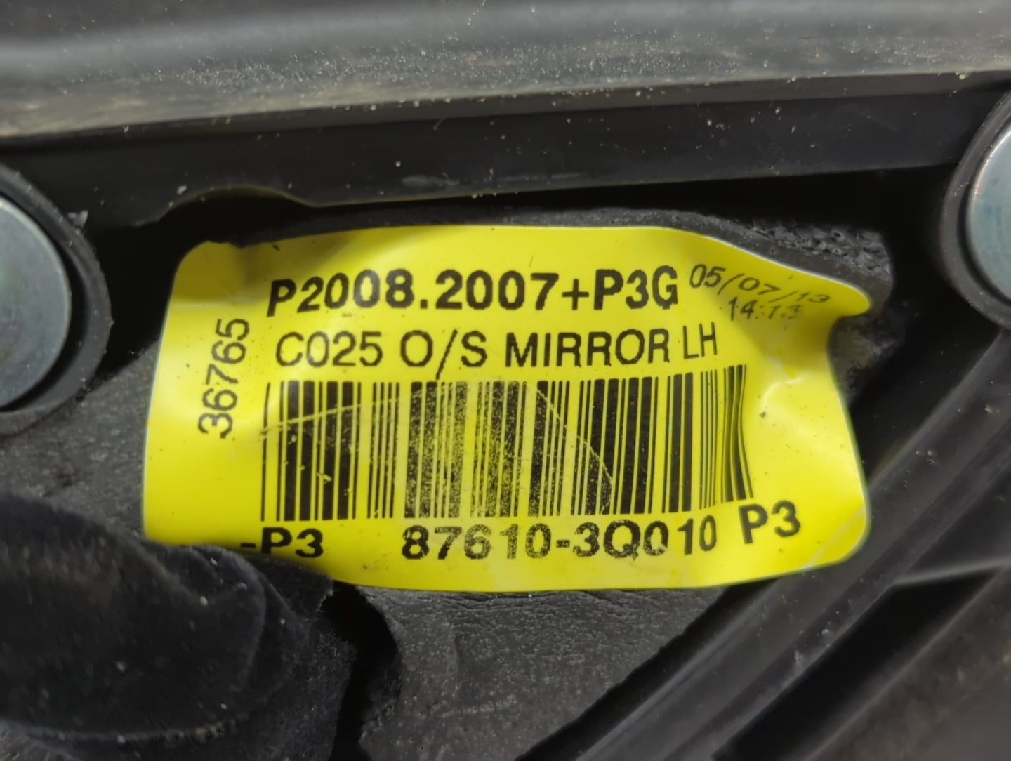 2011-2014 Hyundai Sonata Driver Side View Mirror - Left Door Mirror OEM Used - Oemusedautoparts1.com