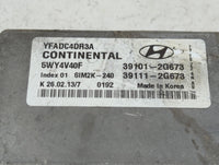 2013 Hyundai Sonata PCM Engine Control Computer ECU ECM PCU OEM P/N:39111-2G673 39101-2G673 Fits OEM Used Auto Parts - Oemus