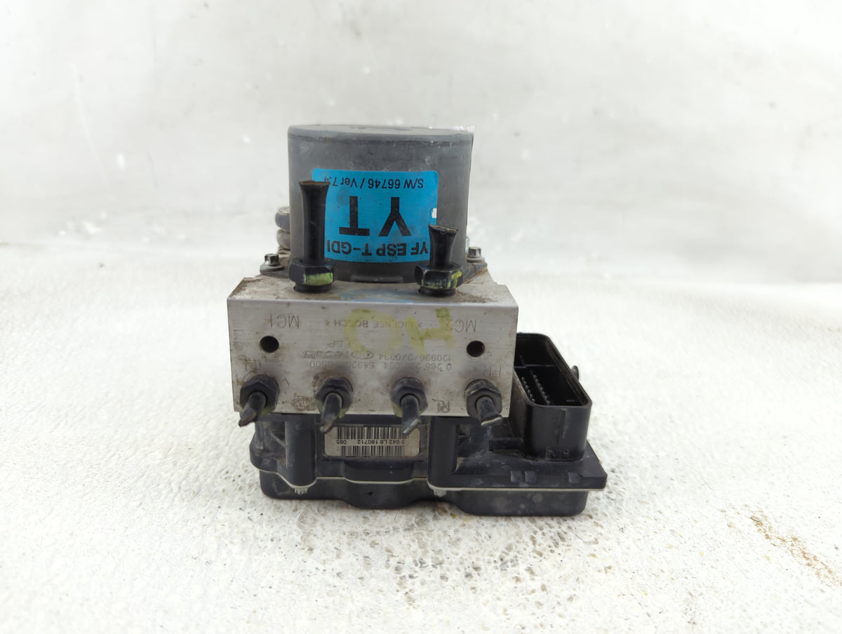 2011-2013 Hyundai Sonata Anti-Lock Brake ABS Pump Module Actuator OEM P/N:58920-3Q500 0 265 238 094 Fits Fits 2011 2012 2013