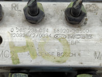 2011-2013 Hyundai Sonata Anti-Lock Brake ABS Pump Module Actuator OEM P/N:58920-3Q500 0 265 238 094 Fits Fits 2011 2012 2013
