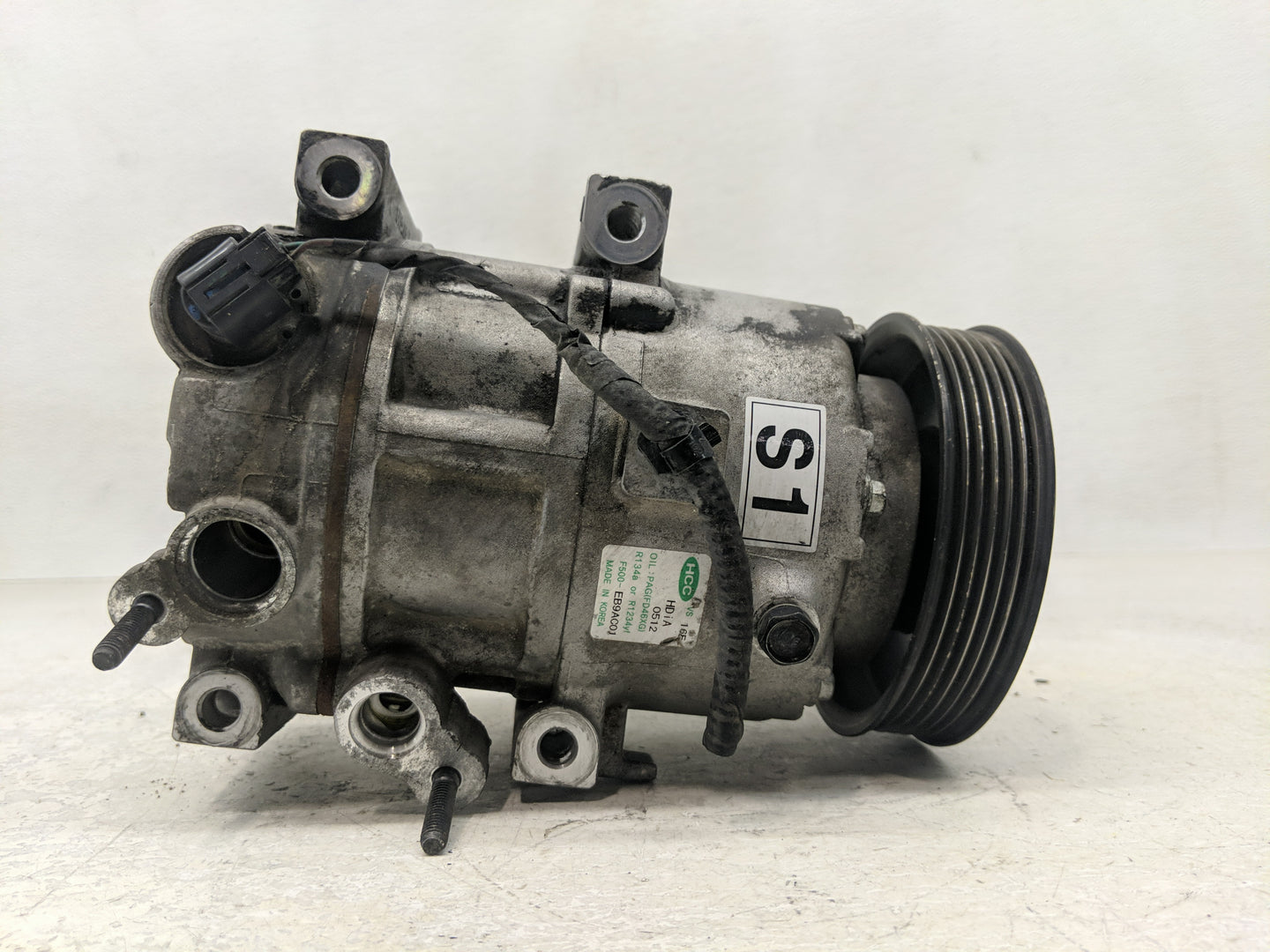 2012-2014 Hyundai Sonata Air Conditioning A/c Ac Compressor Oem - Oemusedautoparts1.com
