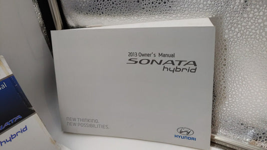 2013 Hyundai Sonata Owners Manual Book Guide OEM Used Auto Parts