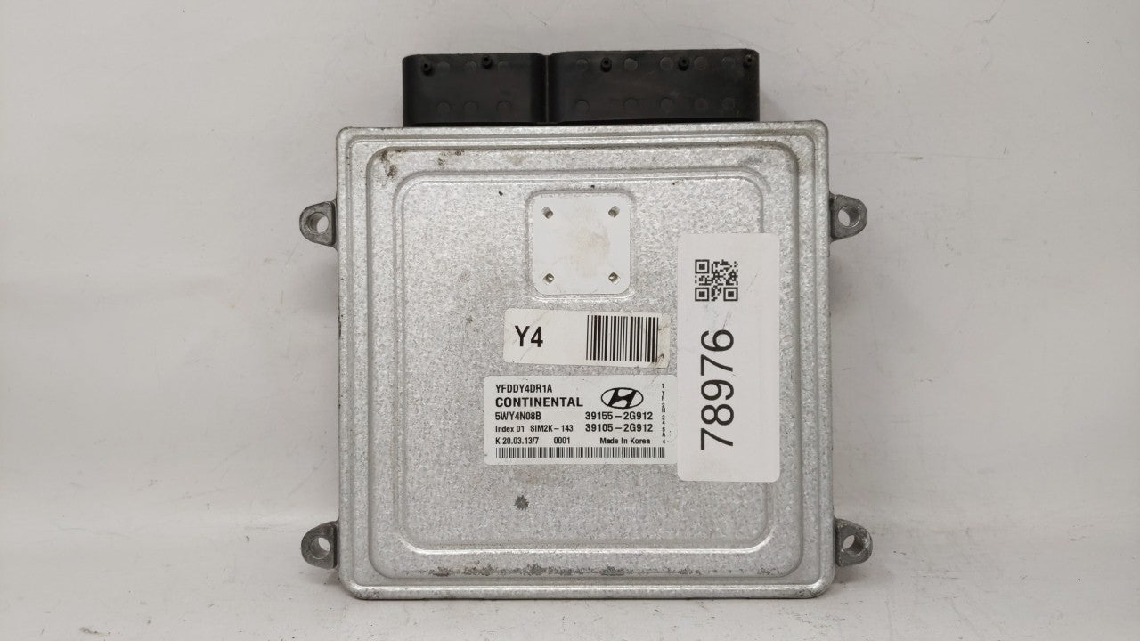 2011-2015 Hyundai Sonata PCM Engine Control Computer ECU ECM PCU OEM P/N:39155-2G911 39155-2G915 Fits OEM Used Auto Parts - 