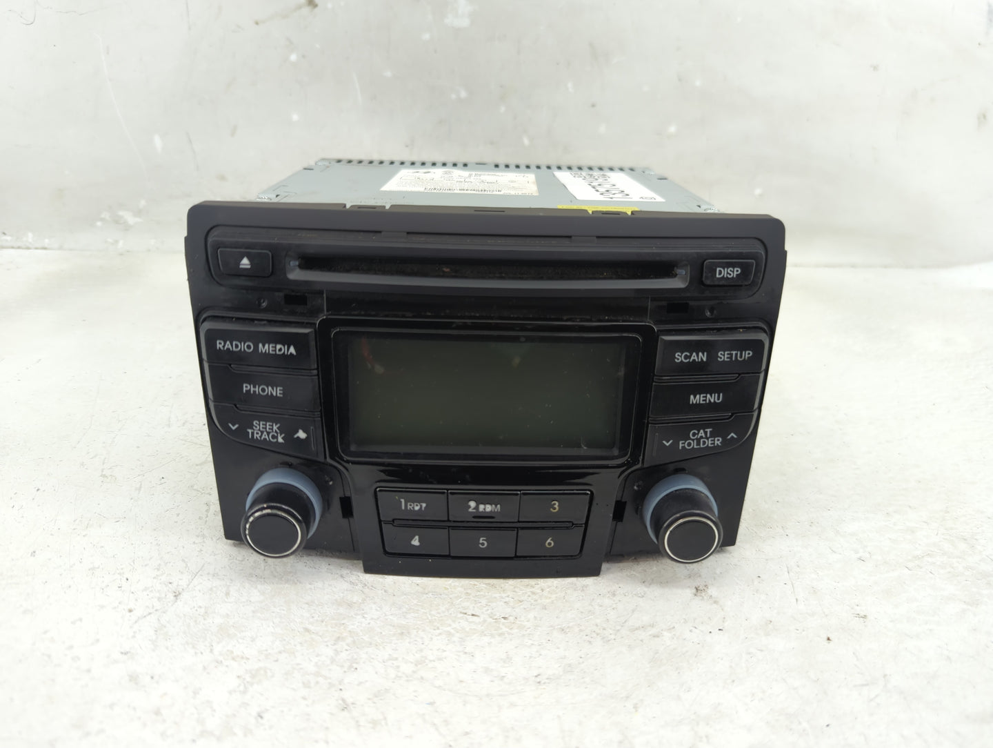 2012-2014 Hyundai Sonata Radio AM FM Cd Player Receiver Replacement P/N:96180-3Q700 Fits Fits 2012 2013 2014 OEM Used Auto P