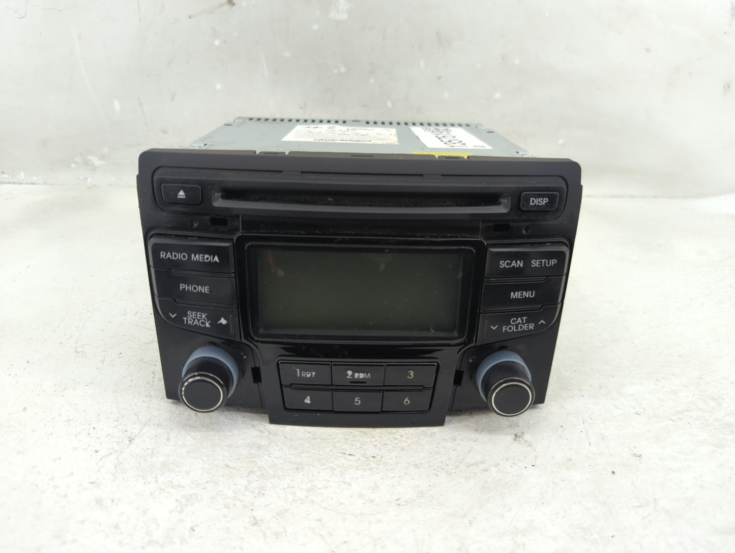 2012-2014 Hyundai Sonata Radio AM FM Cd Player Receiver Replacement P/N:96180-3Q700 Fits Fits 2012 2013 2014 OEM Used Auto P