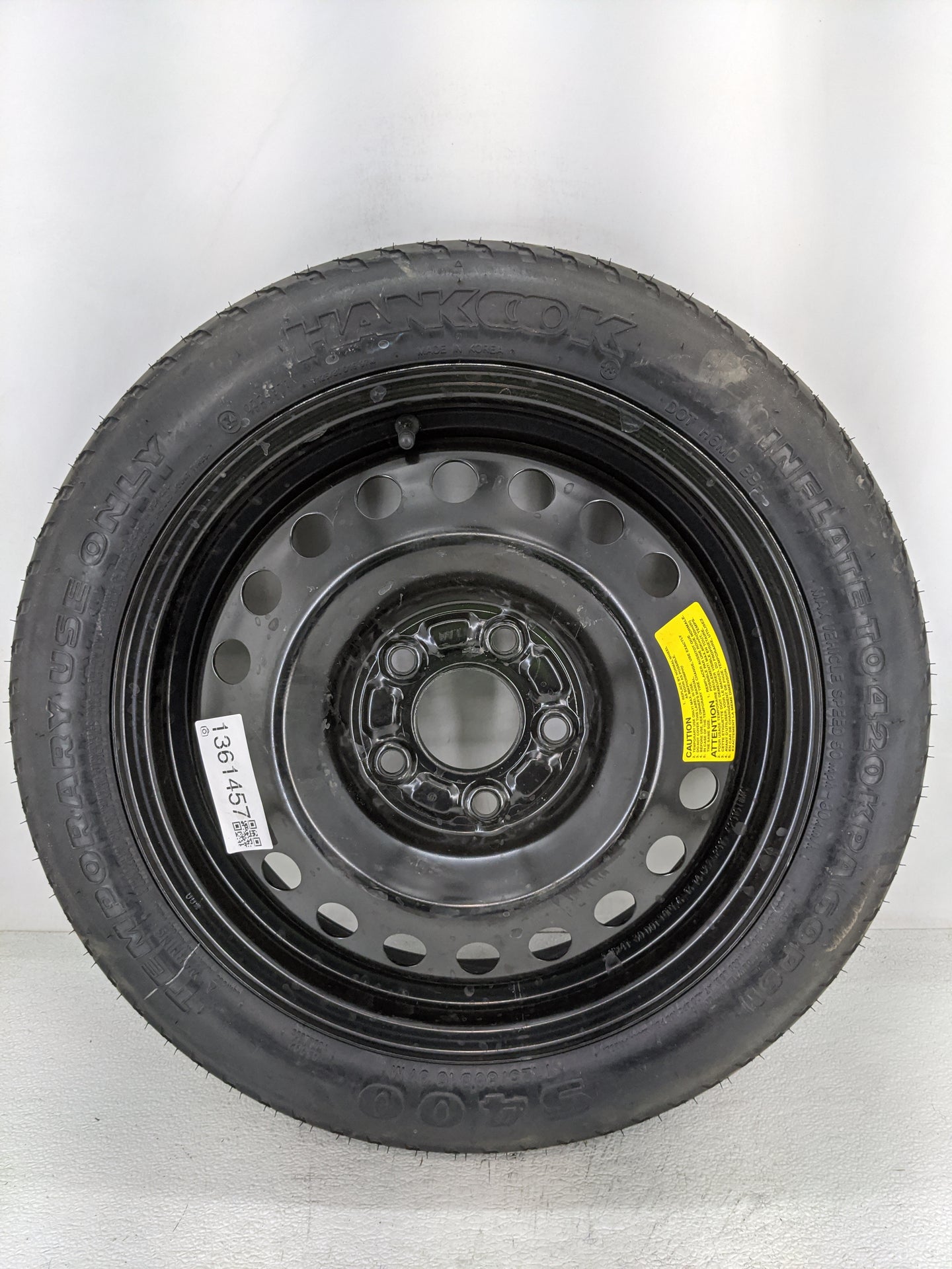 2006-2017 Hyundai Sonata Spare Donut Tire Wheel Rim Oem - Oemusedautoparts1.com