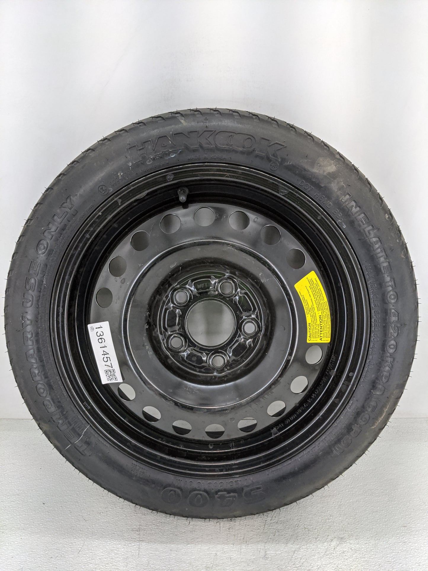 2006-2017 Hyundai Sonata Spare Donut Tire Wheel Rim Oem - Oemusedautoparts1.com