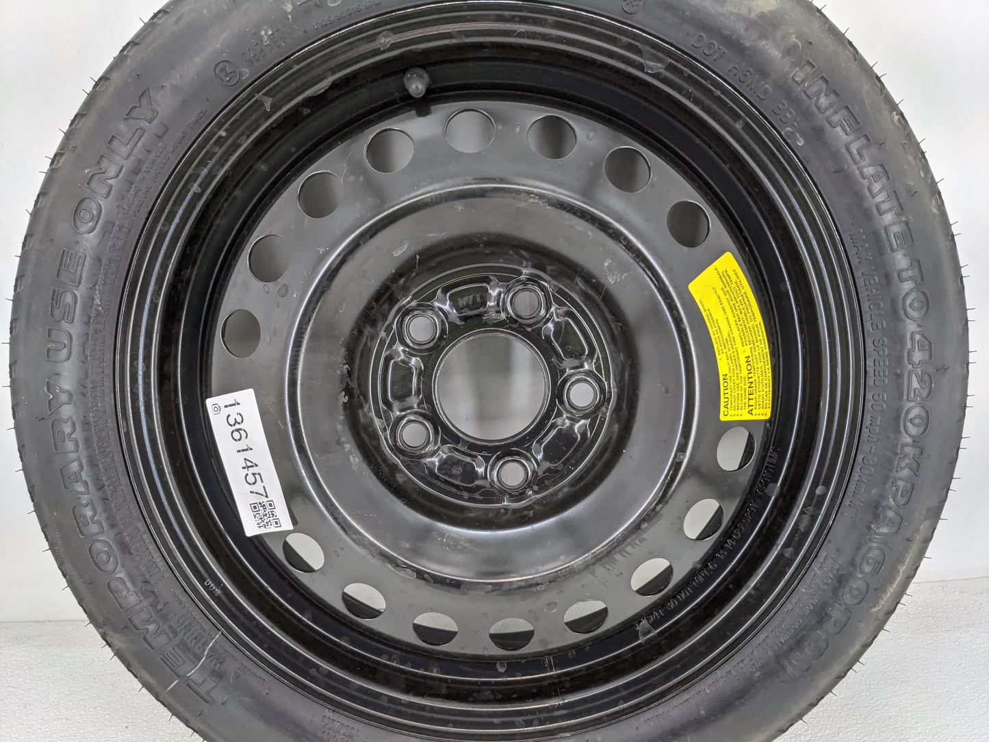 2006-2017 Hyundai Sonata Spare Donut Tire Wheel Rim Oem - Oemusedautoparts1.com