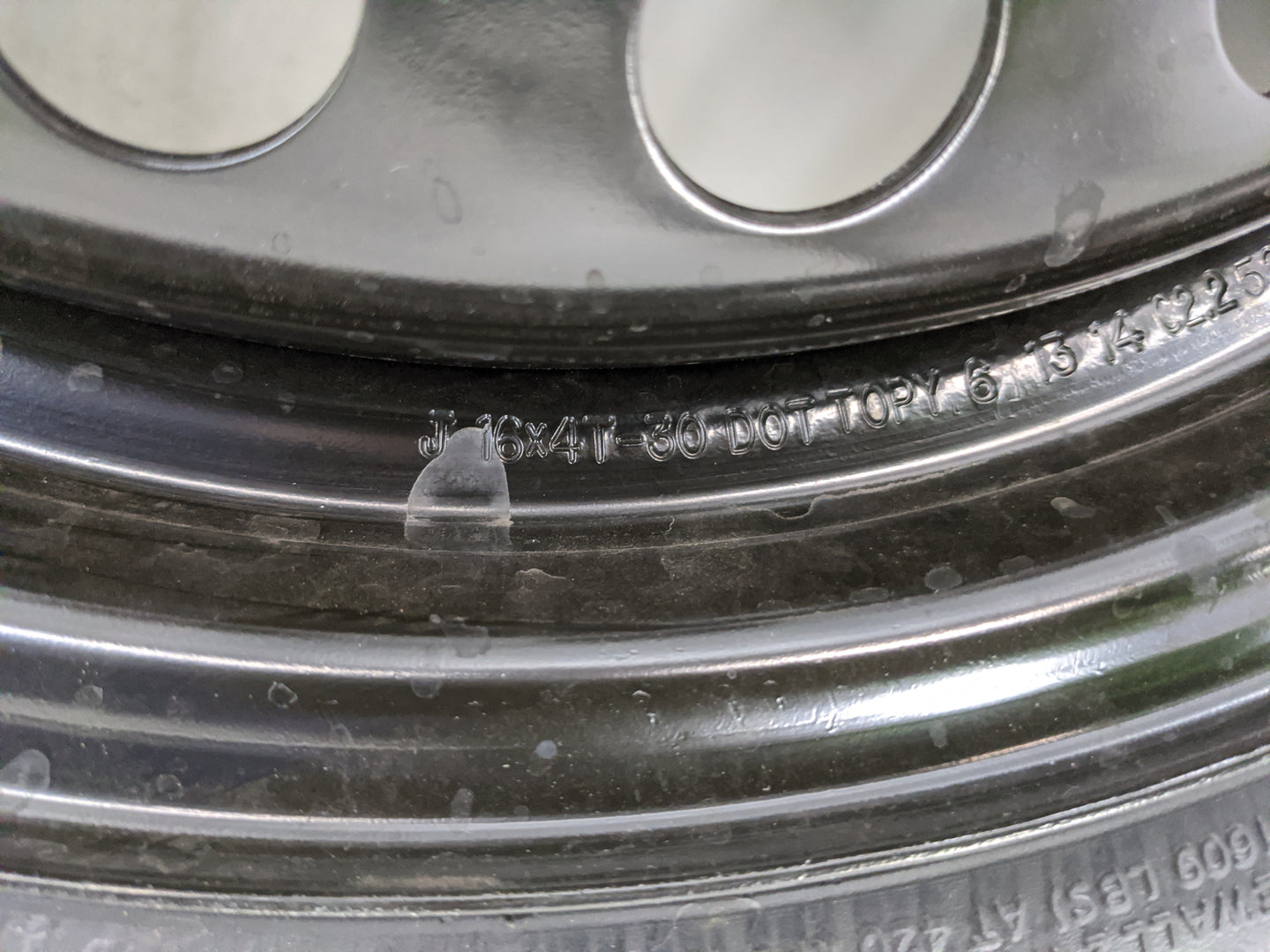 2006-2017 Hyundai Sonata Spare Donut Tire Wheel Rim Oem - Oemusedautoparts1.com