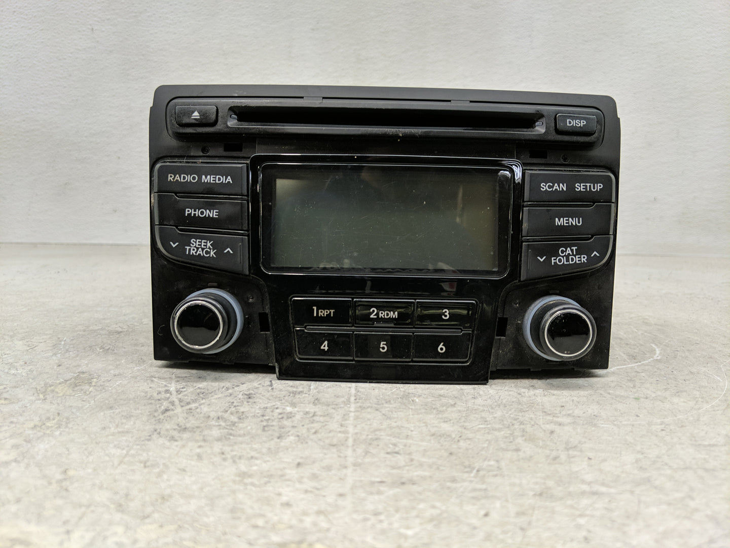 2012-2014 Hyundai Sonata Radio AM FM Cd Player Receiver Replacement P/N:96180-3Q700 Fits Fits 2012 2013 2014 OEM Used Auto P