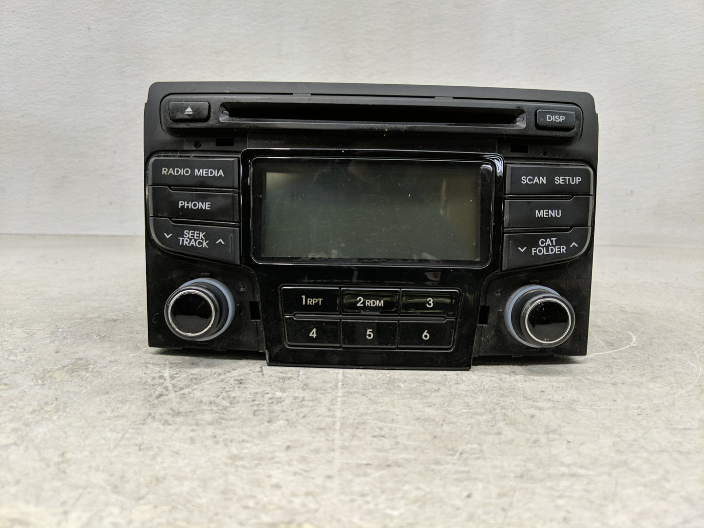 2012-2014 Hyundai Sonata Radio AM FM Cd Player Receiver Replacement P/N:96180-3Q700 Fits Fits 2012 2013 2014 OEM Used Auto P