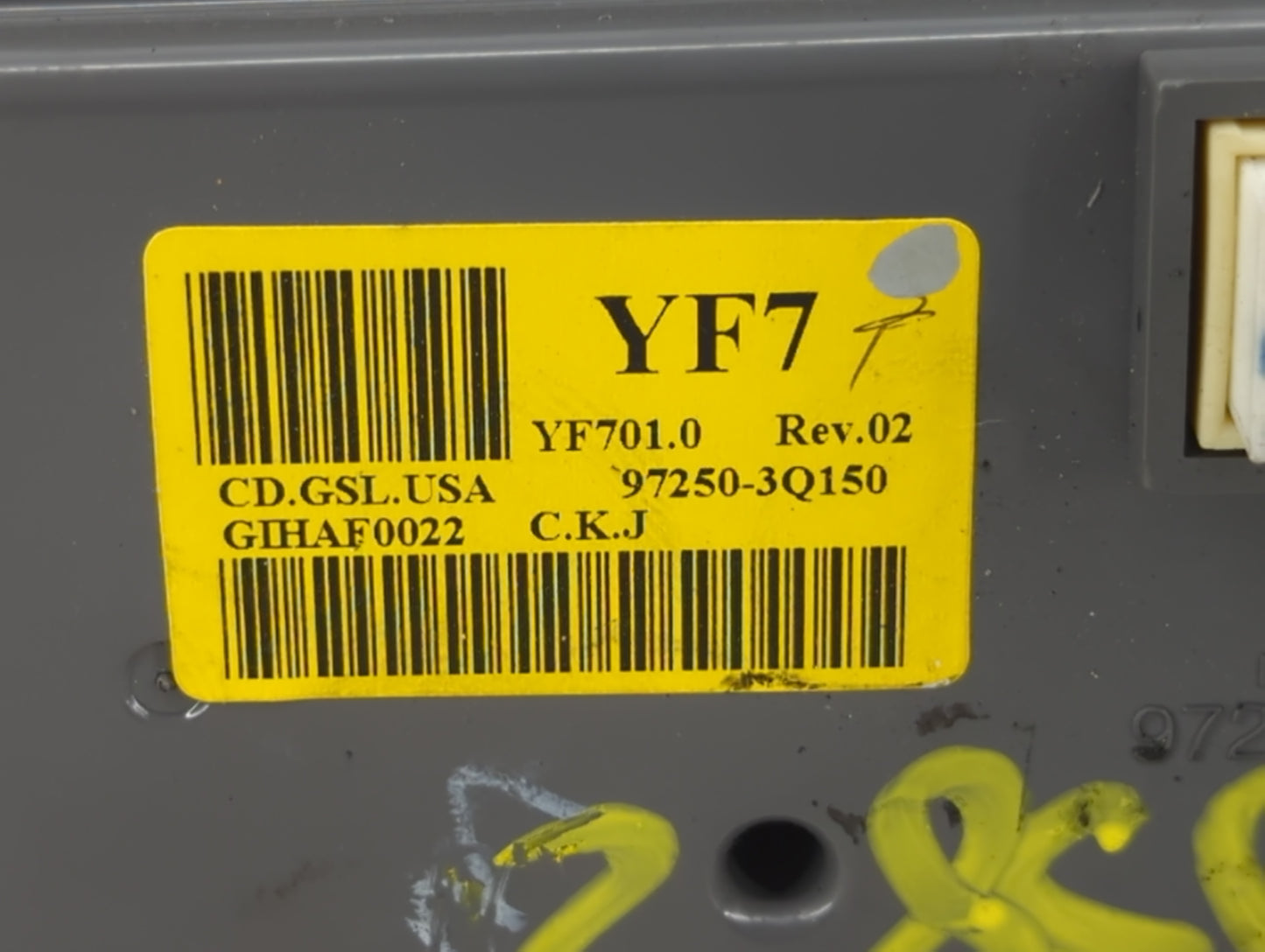 2011-2013 Hyundai Sonata Climate Control Module Temperature AC/Heater Replacement P/N:97250-3Q150 Fits Fits 2011 2012 2013 O
