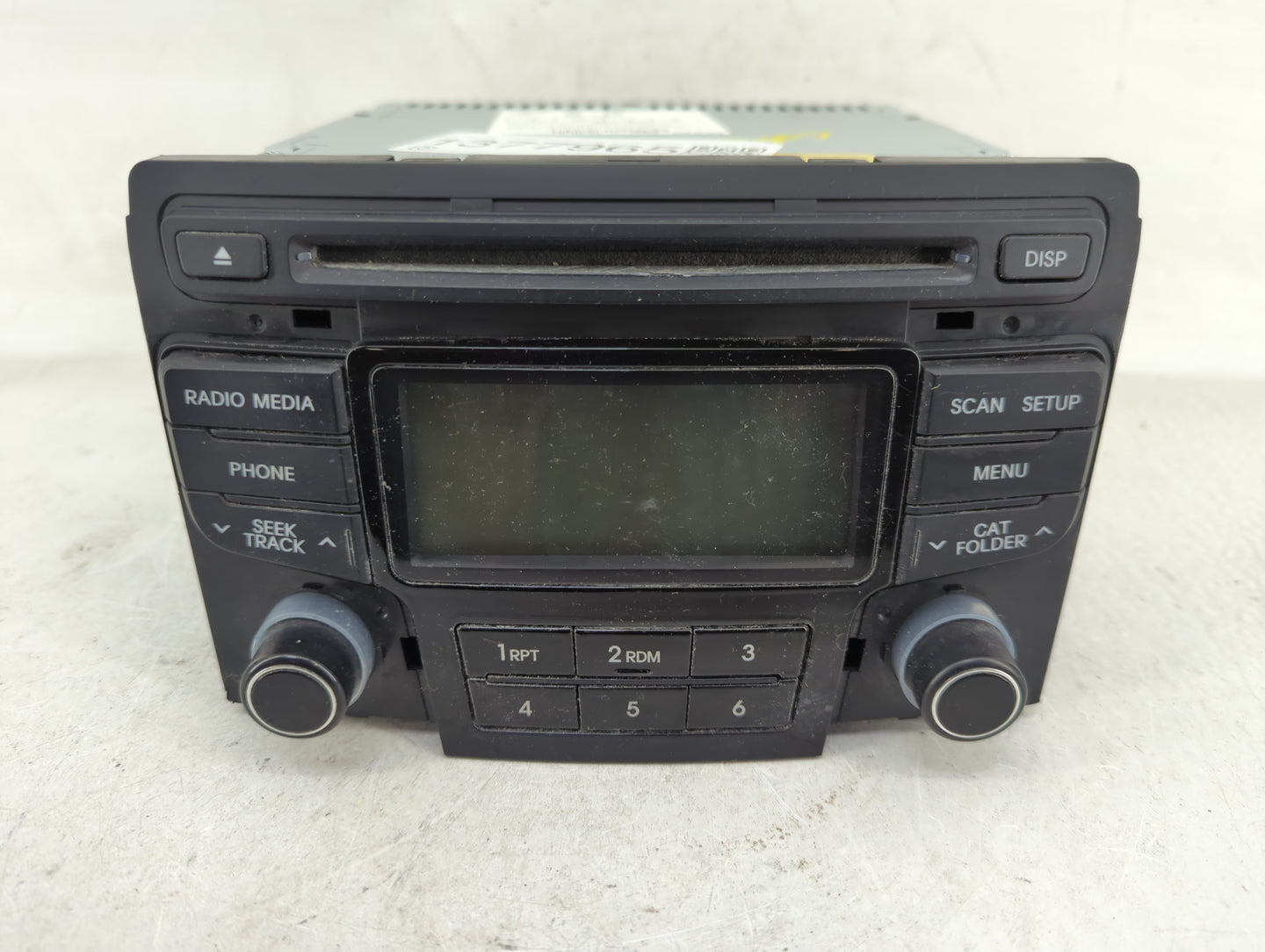 2013-2014 Hyundai Sonata Radio AM FM Cd Player Receiver Replacement P/N:96180-3Q700 Fits Fits 2013 2014 OEM Used Auto Parts 