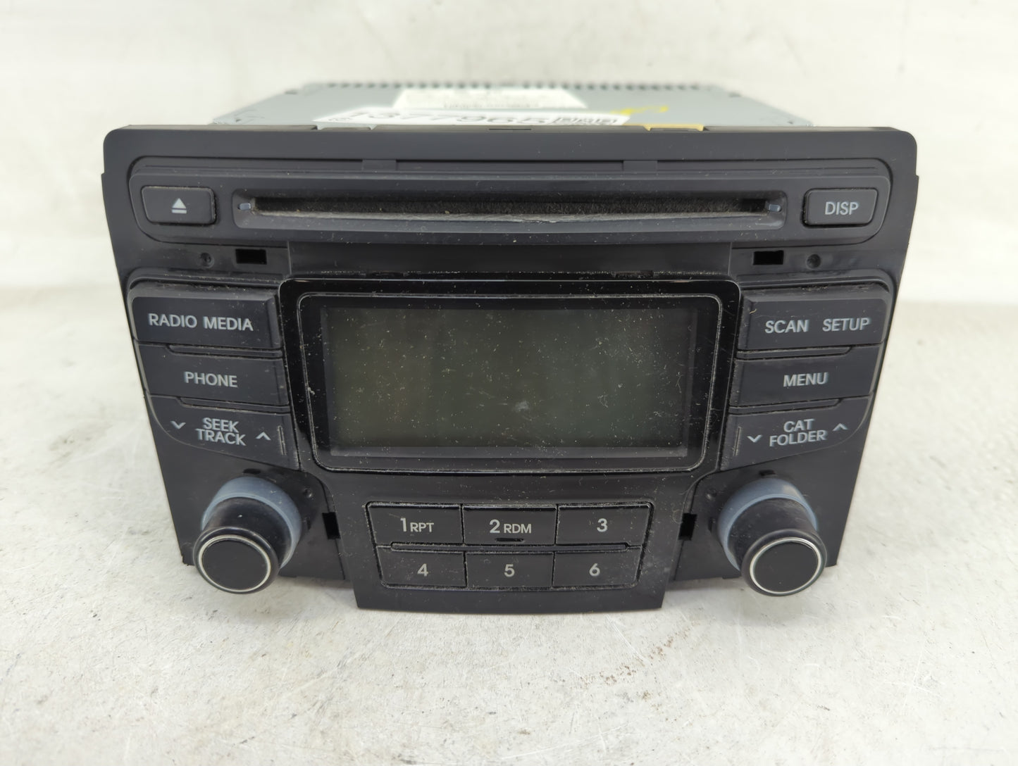 2013-2014 Hyundai Sonata Radio AM FM Cd Player Receiver Replacement P/N:96180-3Q700 Fits Fits 2013 2014 OEM Used Auto Parts 