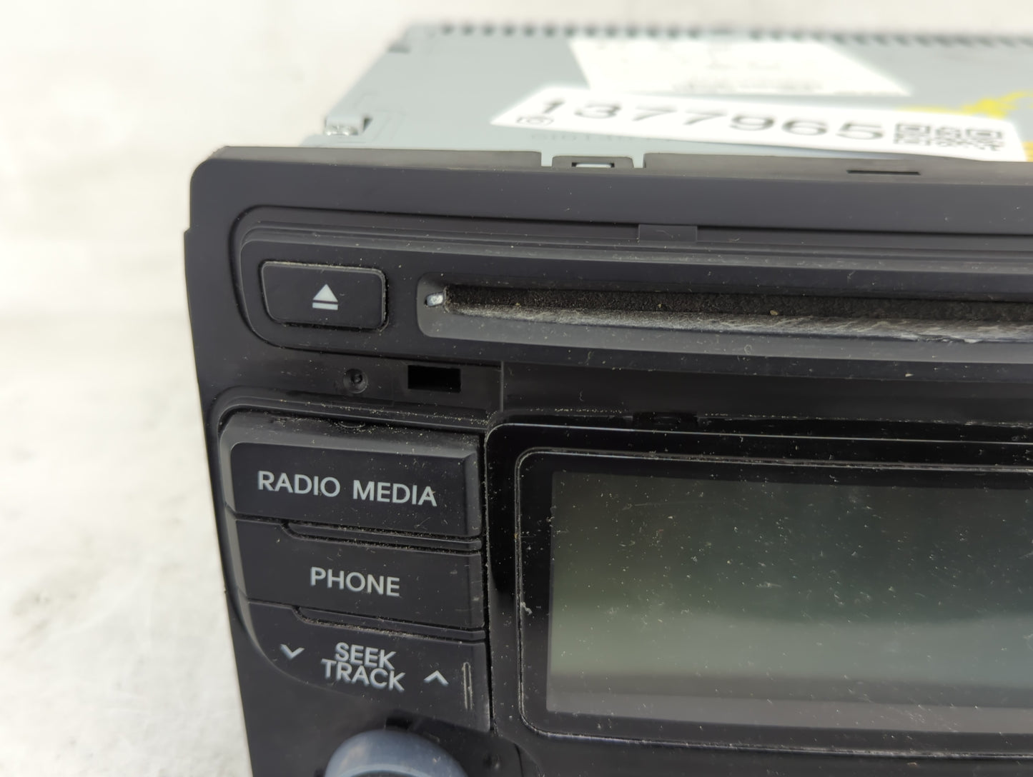 2013-2014 Hyundai Sonata Radio AM FM Cd Player Receiver Replacement P/N:96180-3Q700 Fits Fits 2013 2014 OEM Used Auto Parts 